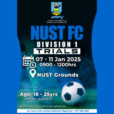 NUST FC DIVISION 1 TRIALS